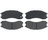 PG-D399 by RAYBESTOS - Brake Parts Inc Raybestos Element3 Overstock Organic Disc Brake Pad Set