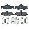 Raybestos PGD750C Disc Brake Pad Set Raybestos Element3 Ceramic Brake Pad Set