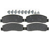 Raybestos PGD1333AM Disc Brake Pad Set Raybestos Element3 Metallic Brake Pad Set