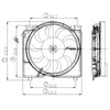 Global Parts Distributors 2811512 Engine Cooling Fan Assembly gpd Electric Cooling Fan 2811512