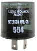 Peterson Lighting 557 Turn Signal Flasher Flasher, 21 Amp, 12V, Electro-Mechanical, 3-Prong, bulk pack