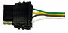 Peterson Lighting B5400B Trailer Wiring Harness Connector, Trunk, 4-Way, 48" Leads, bulk pack