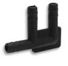 Edelmann 763333 Vacuum Connector Vaccum Fitting - Plastic and Soft Rubber, 3/16" Hose Size