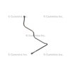 Cummins 3200750 Air Brake Compressor Water Outlet Hose Air Brake Compressor Water Outlet Hose