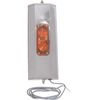 20131 by CHAM-CAL - Open Road 6"x 16" Heated & Lighted West Coast Mirror, Stainless Steel