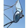 Cham-Cal 10501 Door Mirror Open Road 5" Convex Mirror, Stainless Steel