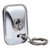 Cham-Cal 30511 Door Mirror Mirror Head - Center Bracket, 7-1/2" x 10-1/2", Flat Convex Glass, Stainless Steel, with Heated