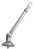 Cham-Cal 60201 Door Mirror Open Road Single Arm Fender Mount, Stainless Steel