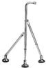 Cham-Cal 60101 Auxiliary Light Mounting Bracket Hardware Kit Open Road Heavy Duty Tripod Fender Bracketry, Stainless Steel