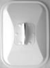 30504 by CHAM-CAL - Open Road 7 1/2"x 10 1/2" Medium Duty Truck Mirror, Painted White