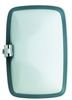 Cham-Cal 41304 Open Road 6 1/2"x 10" Step Van Mirror, Flat Glass, Painted White