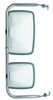 Cham-Cal 40404 Door Mirror Open Road Step Van Mirror Assembly, Painted White