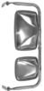 Cham-Cal 40401 Door Mirror Bracket Open Road Step Van Mirror Assembly, Stainless Steel