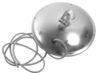 12811 by CHAM-CAL - Open Road 8 1/2" Convex Mirror, Offset Stud, Heated, Stainless Steel