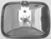 Cham-Cal 10681 Filtration Pump Assembly Open Road 6" x 8" Rectangular Convex Mirror, Stainless Steel