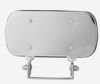 Cham-Cal 10481 Door Mirror Open Road 4"x 8" Over Door Convex Mirror, Stainless Steel