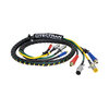 Tectran 169124 Air Brake Hose and Power Cable Assembly Air Brake Hose and Power Cable Assembly - 12 ft., 4-in-1 Auxiliary,
