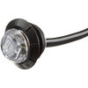 Maxxima M09300YCL Clearance Light Clearance Marler Light - 3/4" Round LED Amber Clear Lens