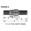Leland W630 Brake Hardware Tech Tray SHOULDER STUD (SO)