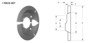 Leland L3160 Brake Hardware Tech Tray DUST SHIELD (SO)