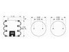 W013588008 by FIRESTONE - Air Spring Triple Convoluted 38