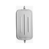 20901 by CHAM-CAL - Jr. West Coast Open Road Mirror Assembly - 6" x 10", Rib Back, Stainless Steel