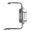 23901 by CHAM-CAL - Door Mirror - Jr. West Coast Style, 6"x10", Stainless Steel