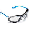 3M 7000128259 Safety Glasses 3M™ Virtua™ Safety Glasses with Foam Gasket, Blue Frame, Clear Lens