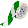Brady 132436 Brady® 132436 ToughStripe Floor Marking Tape, Polyester, 2"W X 100'L, Green/White