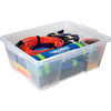 Quantum Storage Systems LC191507-CL Storage Container Quantum Heavy-Duty Latch Container LC191507-CL - 21"L x 15-7/8"W x