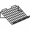 Econoco EBL/SL22 Multi-Purpose Shelf Sloping Shelf W/ 3" Lip - Semi-Gloss Black