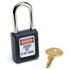 Master Lock 410BLK Padlock Master Lock® Safety 410 Series Safety Zenex Thermoplastic Padlock, Black, 410BLK