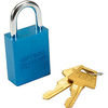 A1105BLU by MASTER LOCK - American Lock® No. A1105BLU Solid Aluminum Rectangular Padlock, Blue