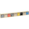 Quantum Storage Systems QTB309IV Storage Container Quantum Tip Out Storage Bin QTB309 - 9 Compartments Ivory