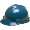 MSA 475359 Hard Hat MSA V-Gard® Hard Hats, Front Brim, Fas-Trac® Suspension, Blue, 475359