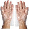 Winco GLP-M Disposable Gloves Winco GLP- M Disposable Plastic Food Service Gloves, Medium, Clear, 500/Box