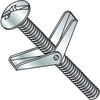 Kanebridge 1464TBCM Wall Anchor 1/4X4 Combination Mushroom Head Toggle Bolt Zinc, Pkg of 50