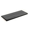 Econoco DA448/B Multi-Purpose Shelf Slatwall Shelf 48x15 Black Plastic With Round Edge