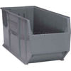 Quantum Storage Systems QRB166GY Storage Cabinet Bin Divider Quantum Plastic Rack Bin, 16-1/2"W x 41-7/8"D x 17-1/2"H, Gray