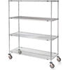Metro 5444100 Utility Cart Metro Super Erecta Shelf Trucks with Wire Shelves - 72" Wx24" D Shelf - 79" H