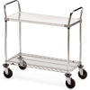 Metro 5449200 Utility Cart Metro Galvanized/Wire Carts - 36"W x 18"D Shelf