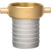 Apache 43076000 Hose Coupler Apache 43076000 2" Aluminum Female Short Shank Coupling w/ Brass Nut