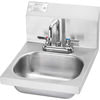 HS-18 by KROWNE - Krowne® HS-18 16" Wide Hand Sink With Deck Mount Faucet, Wrist Handles