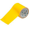 104372 by BRADY - Brady® 104372 ToughStripe Floor Marking Tape, Polyester, 4"W X 100'L,  Yellow