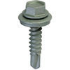 Itw Brands 21418 Multi-Purpose Screw ITW Teks Roofing Screw - #12 x 1" - Hex Washer Head - Drill Point - 21418