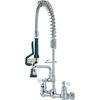 Krowne 18-708L Krowne 18-708L - Royal Series 8" Space Saver Pre-Rinse w/ Faucet, 8" Spout, Wall Mount Low Lead