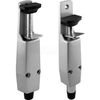 Sentry Supply 658-1015 Door Stop, Plunger Style, Spring Loaded, Aluminum Painted - 658-1015