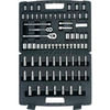 Stanley 96-010 Socket Set Stanley 96-010 1/4" & 3/8" Drive 75 PC. Polished Chrome Mechanic's Tool Set