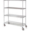 Metro 5409000 Utility Cart Metro Stainless Steel Wire Shelf Trucks - 36" Wx18" D Shelf