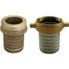 97438105 by APACHE - 2" Aluminum Coupling Set Male & Female Short Shank Pair